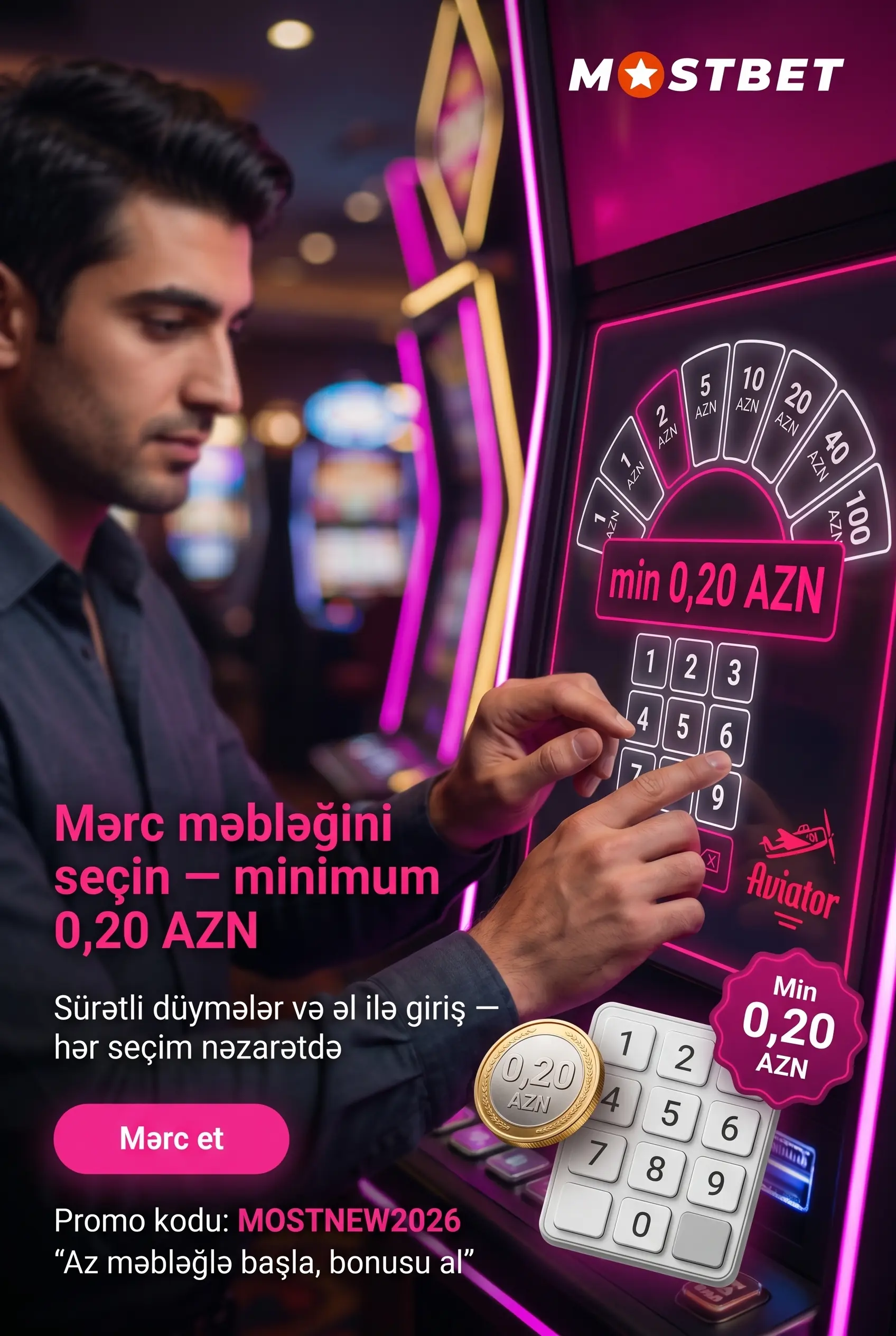 Mərc məbləğinin seçimi